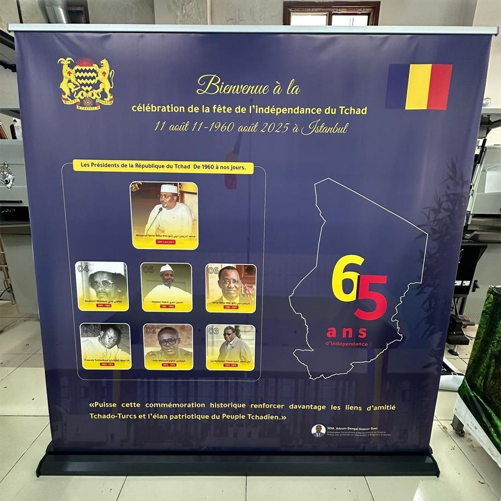 250×200 Cm Lüx Rollup Banner Pro Devrilmez