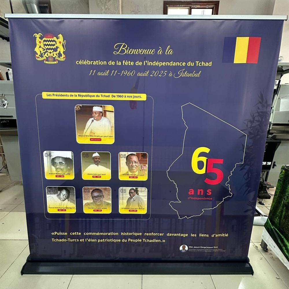 250×200 Cm Lüx Rollup Banner Pro Devrilmez