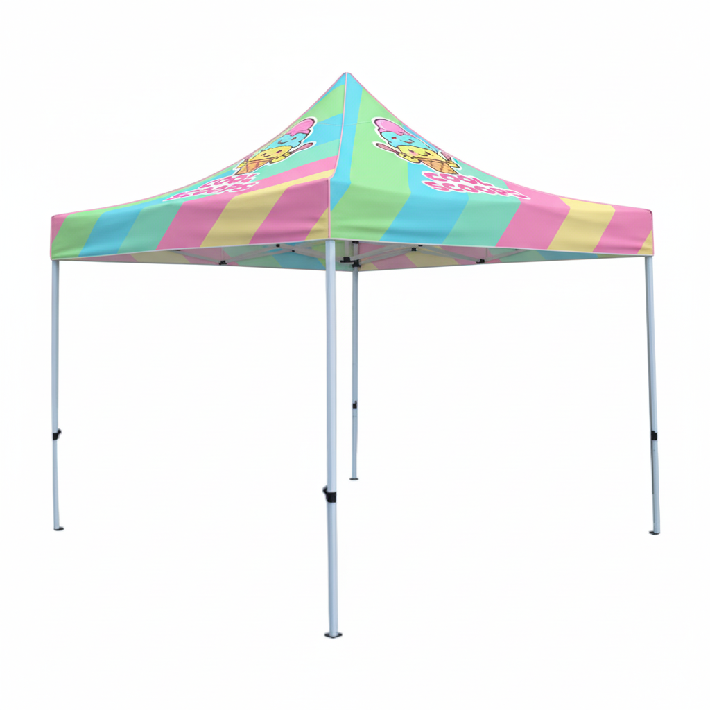 2x2 Baskılı Gazebo Çadır