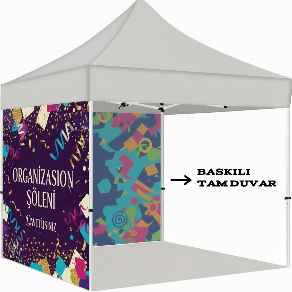 2x2 Gazebo Çadır Yan Duvar