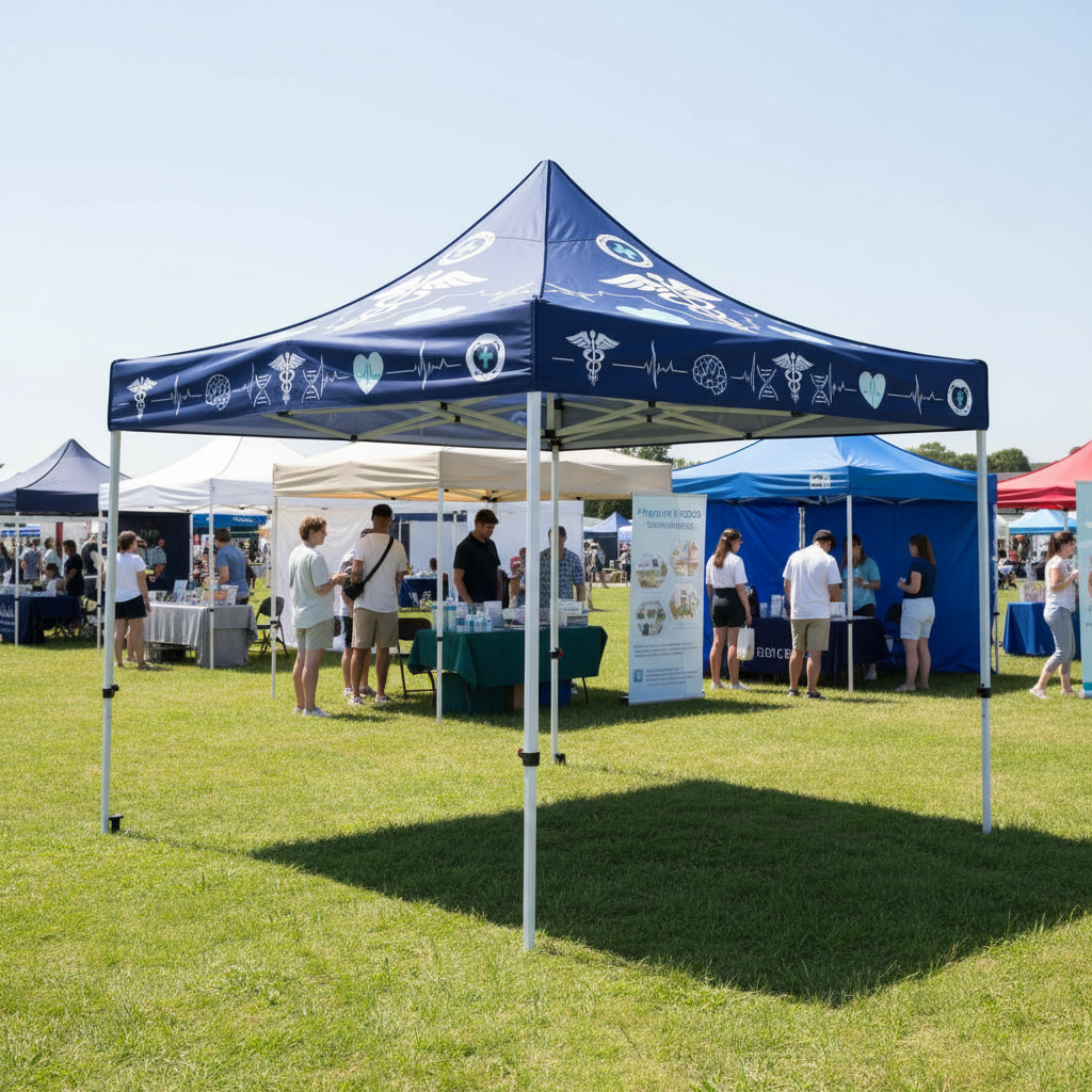 3x3 Baskılı Gazebo Çadır