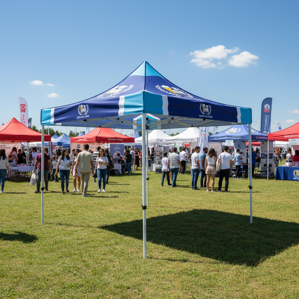 3x3 Baskılı Gazebo Çadır