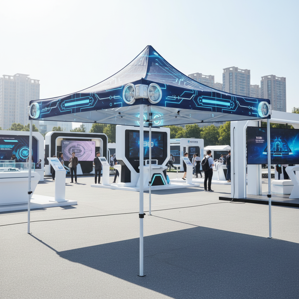 3x3 Baskılı Gazebo Çadır