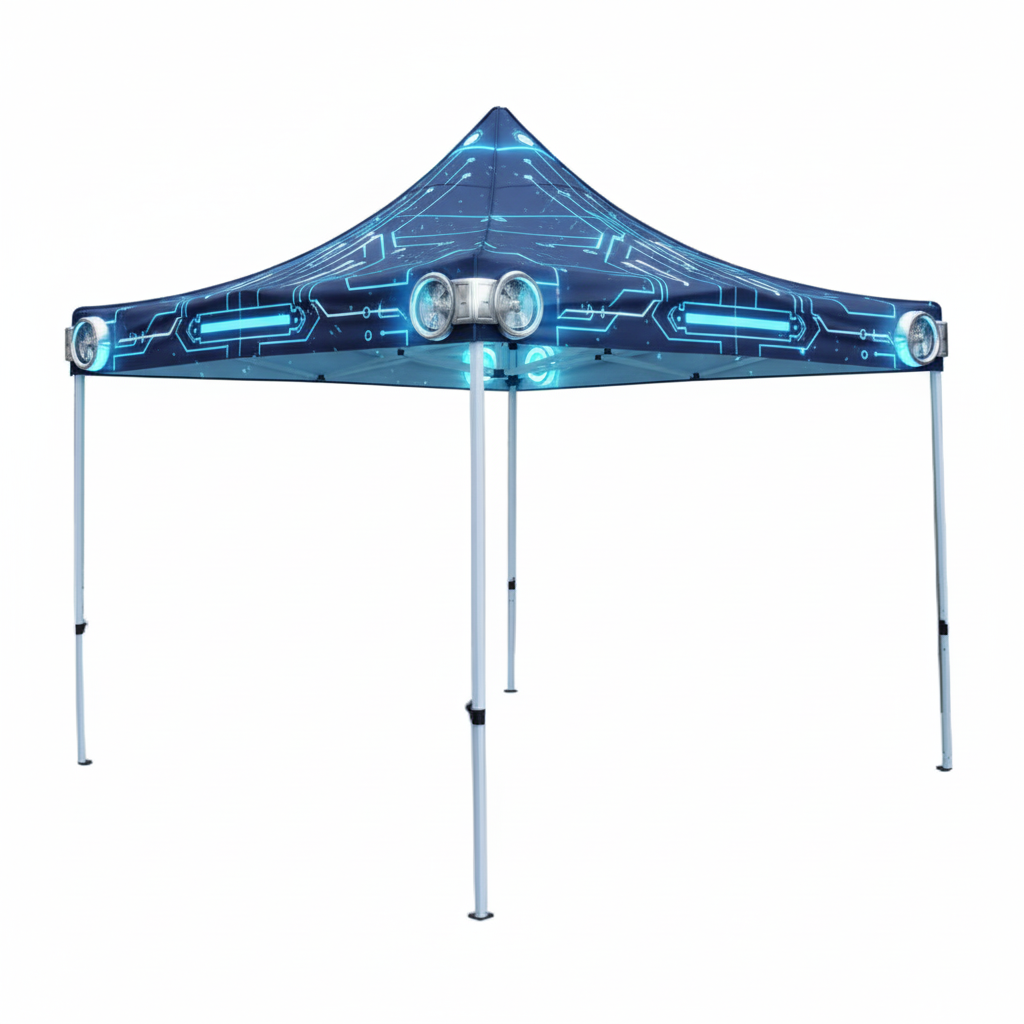 3x3 Baskılı Gazebo Çadır