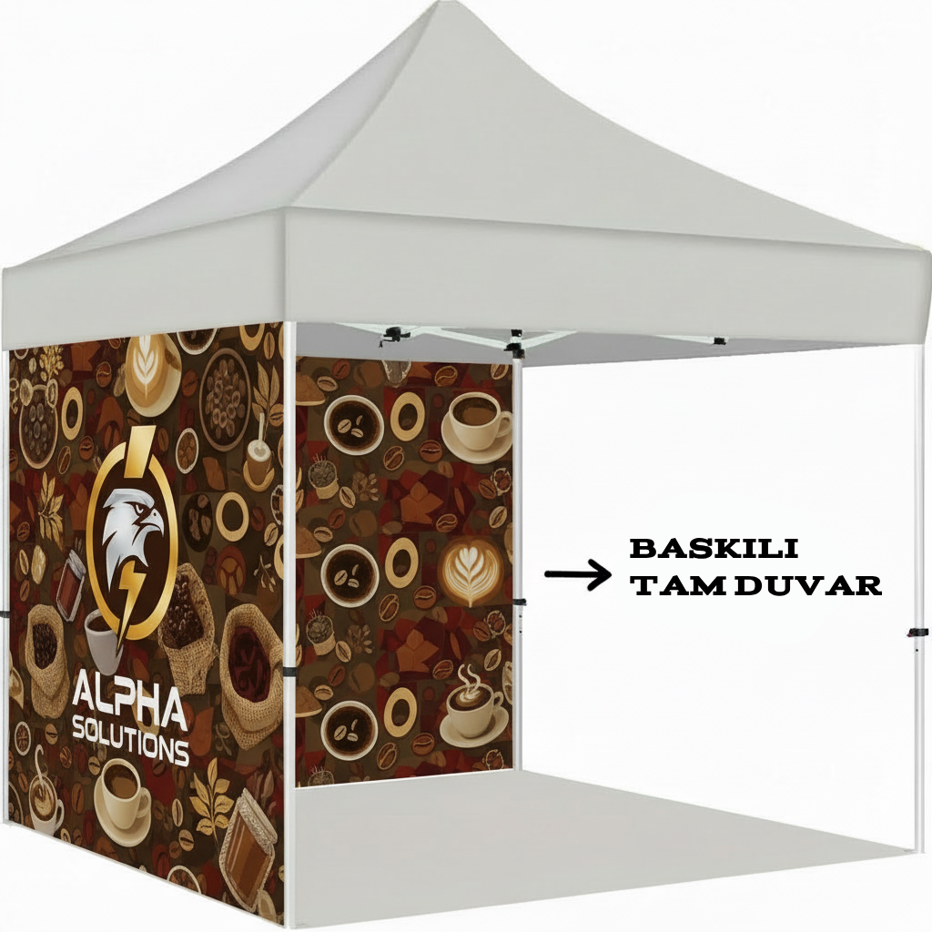 3x3 Gazebo Çadır Yan Duvar