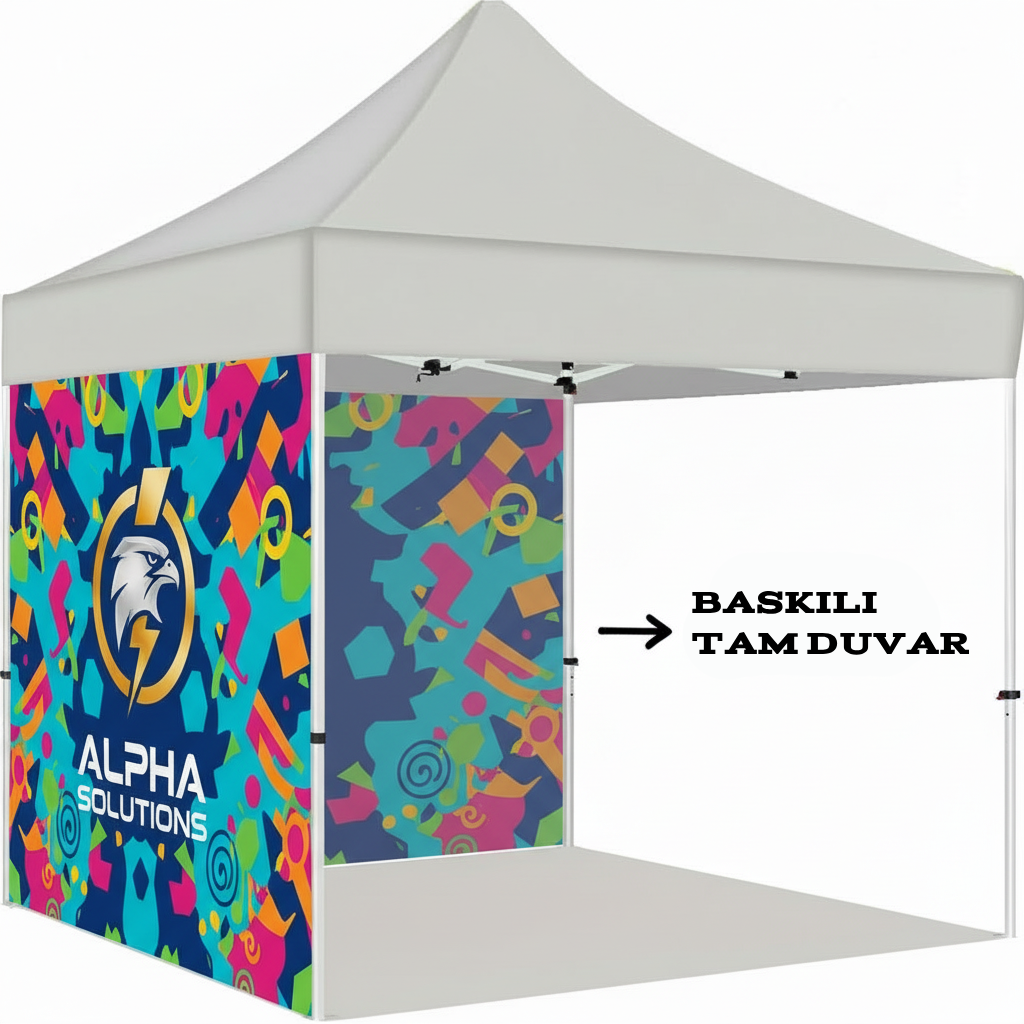 3x3 Gazebo Çadır Yan Duvar