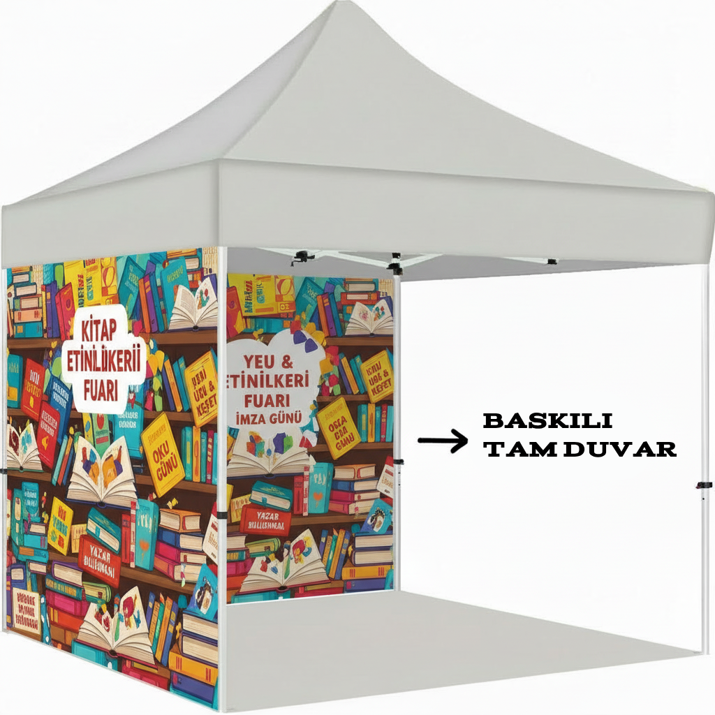 3x4.5 Gazebo Çadır Yan Duvar