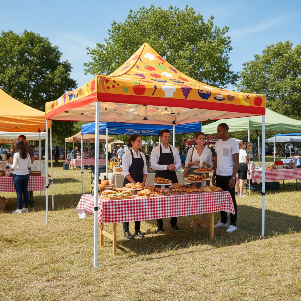 3x4.5 Baskılı Gazebo Çadır