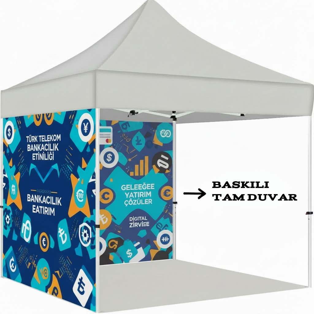 3x4.5 Gazebo Çadır Yan Duvar