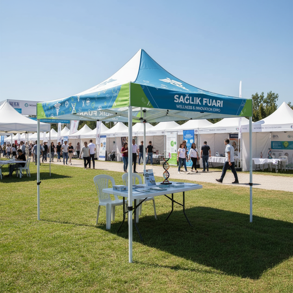 3x4.5 Baskılı Gazebo Çadır