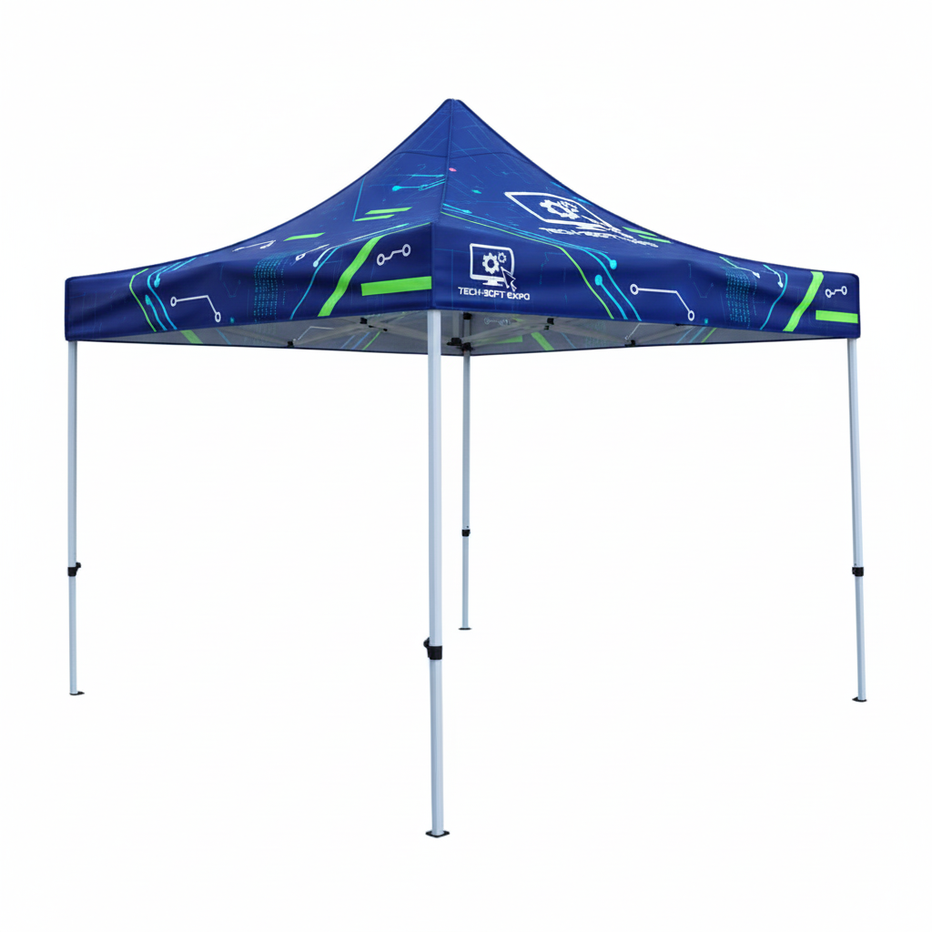 3x6 Baskılı Gazebo Çadır