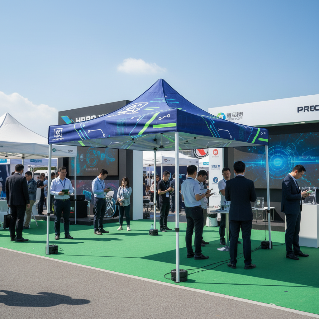 3x6 Baskılı Gazebo Çadır