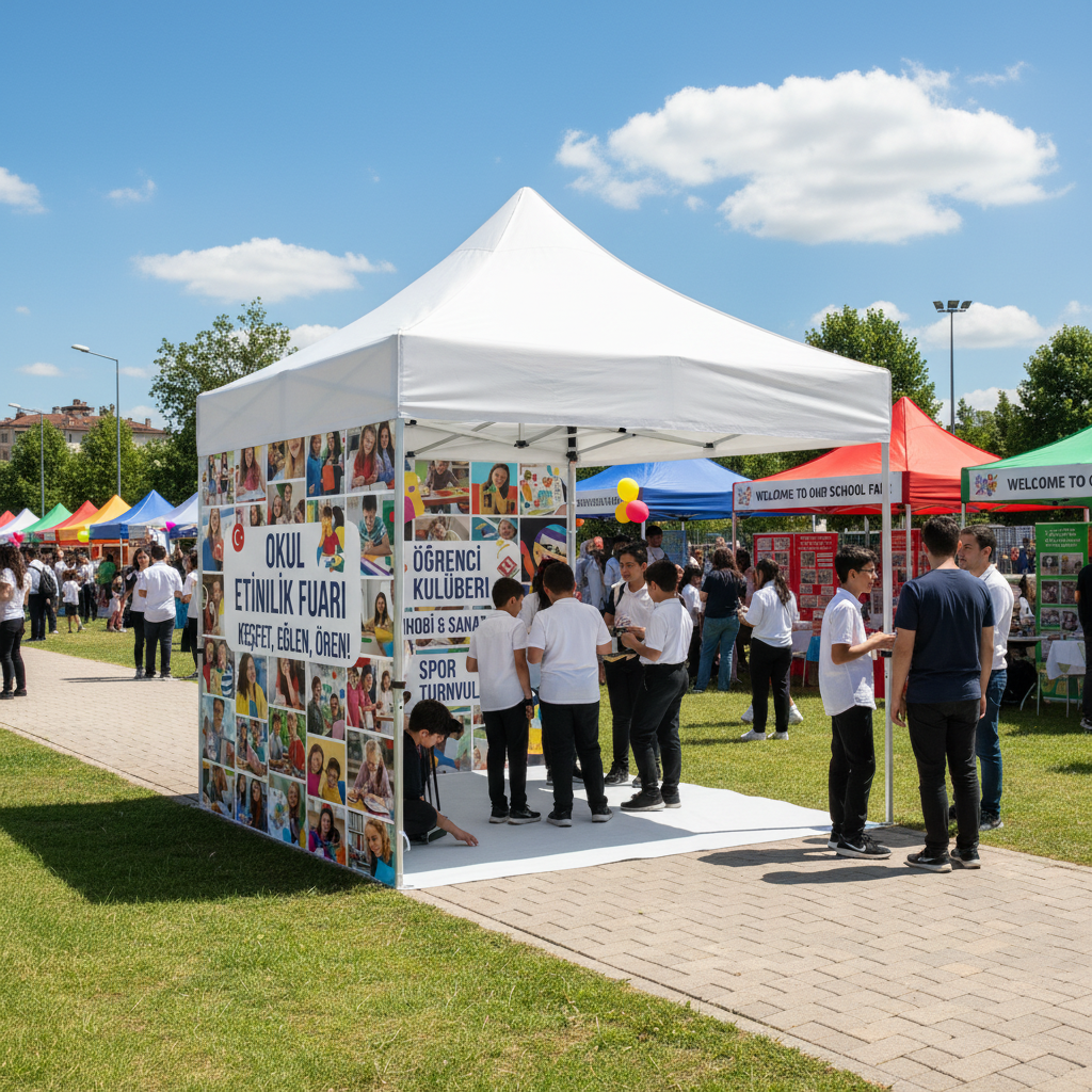 3x6 Gazebo Çadır Yan Duvar