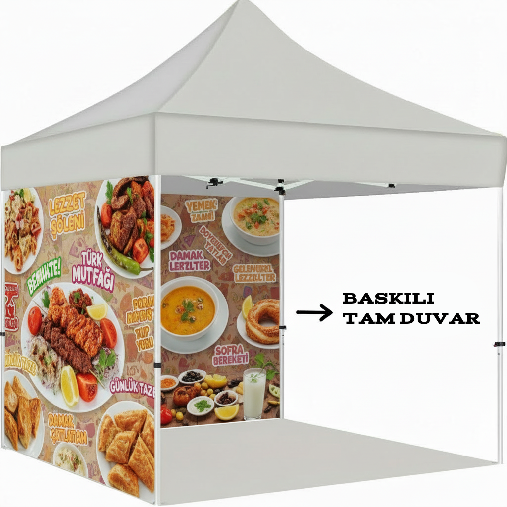 3x6 Gazebo Çadır Yan Duvar