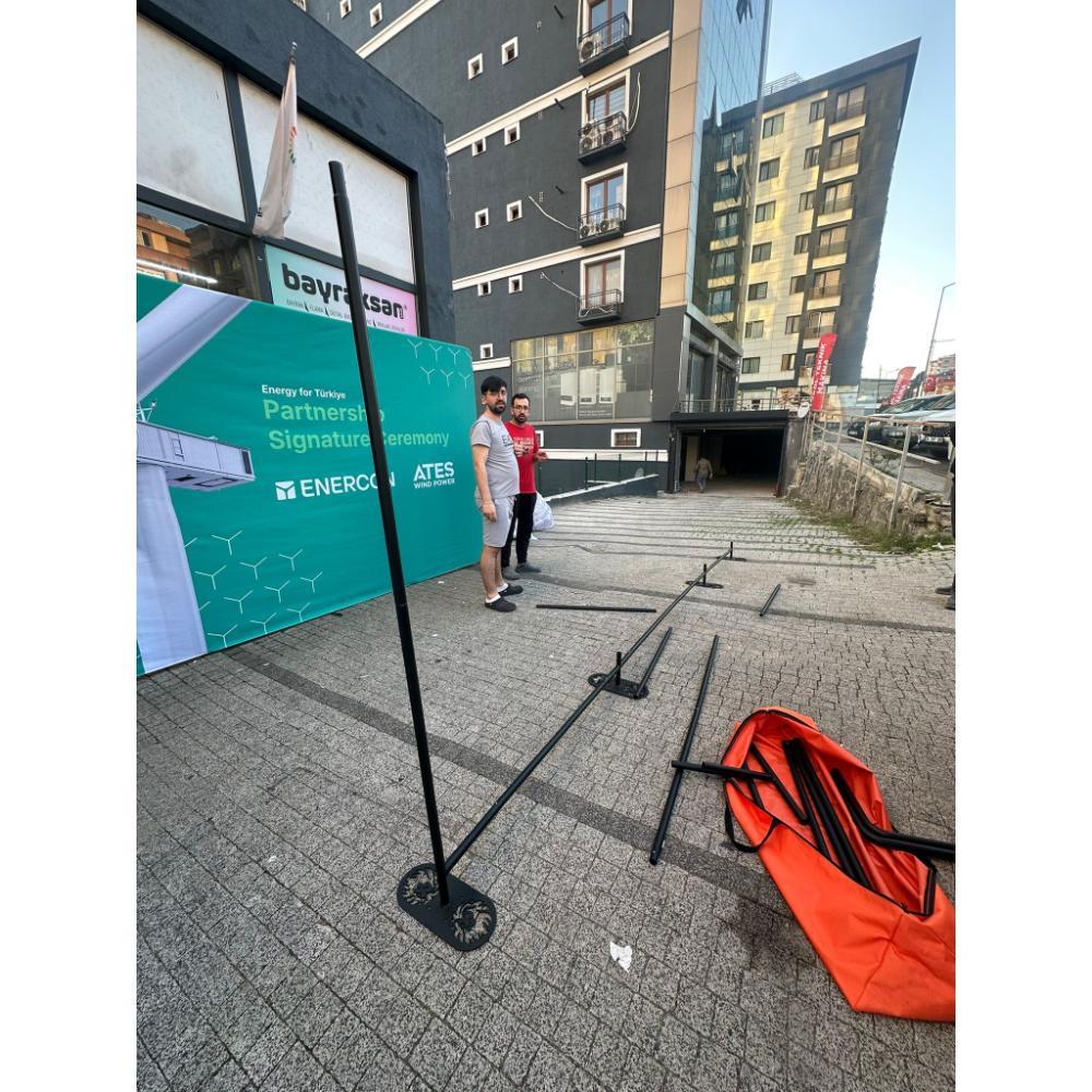 400x230 CM Kumaş Backdrop Stand