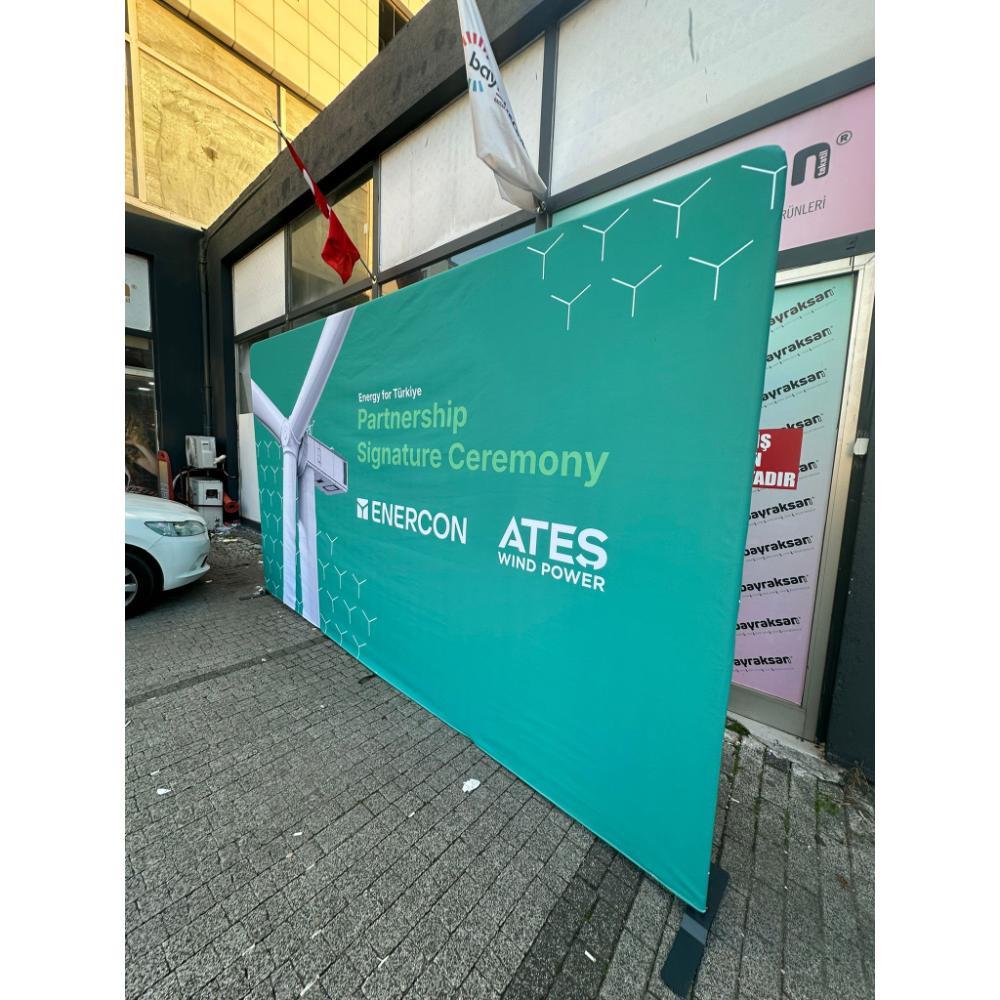 400x230 CM Kumaş Backdrop Stand