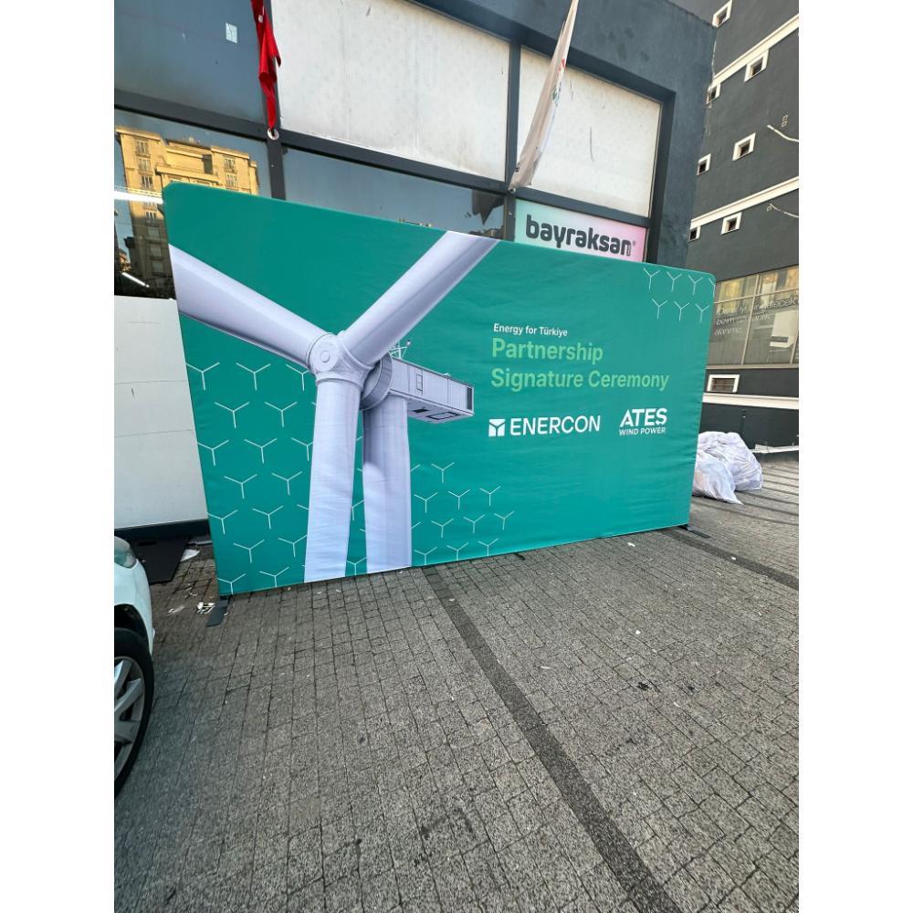 400x230 CM Kumaş Backdrop Stand