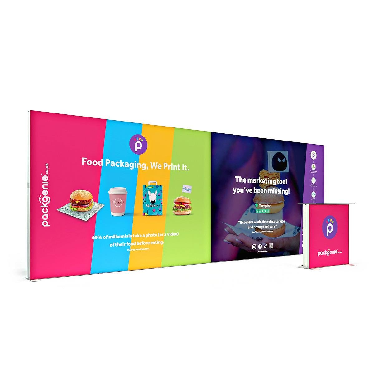 400x230 CM Modüler Işıklı Lightbox