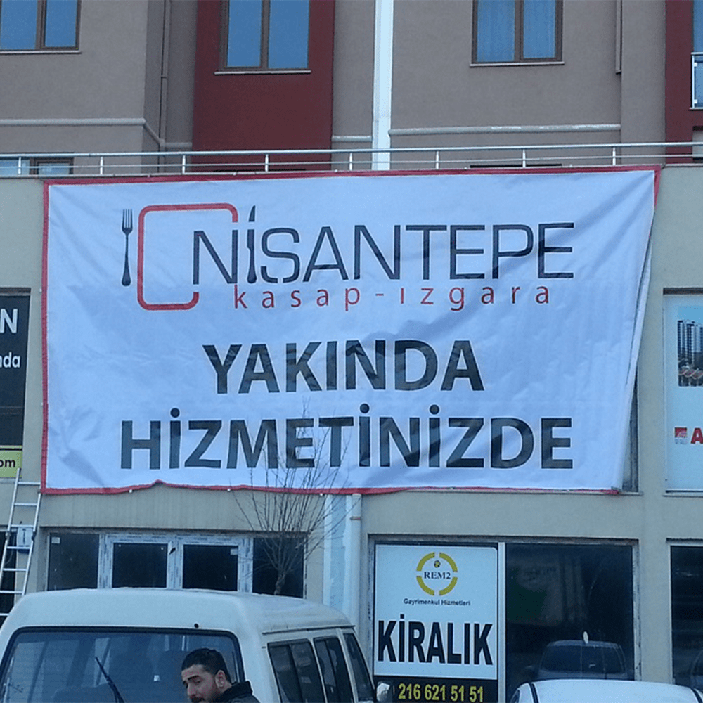 50x70 Afiş Branda
