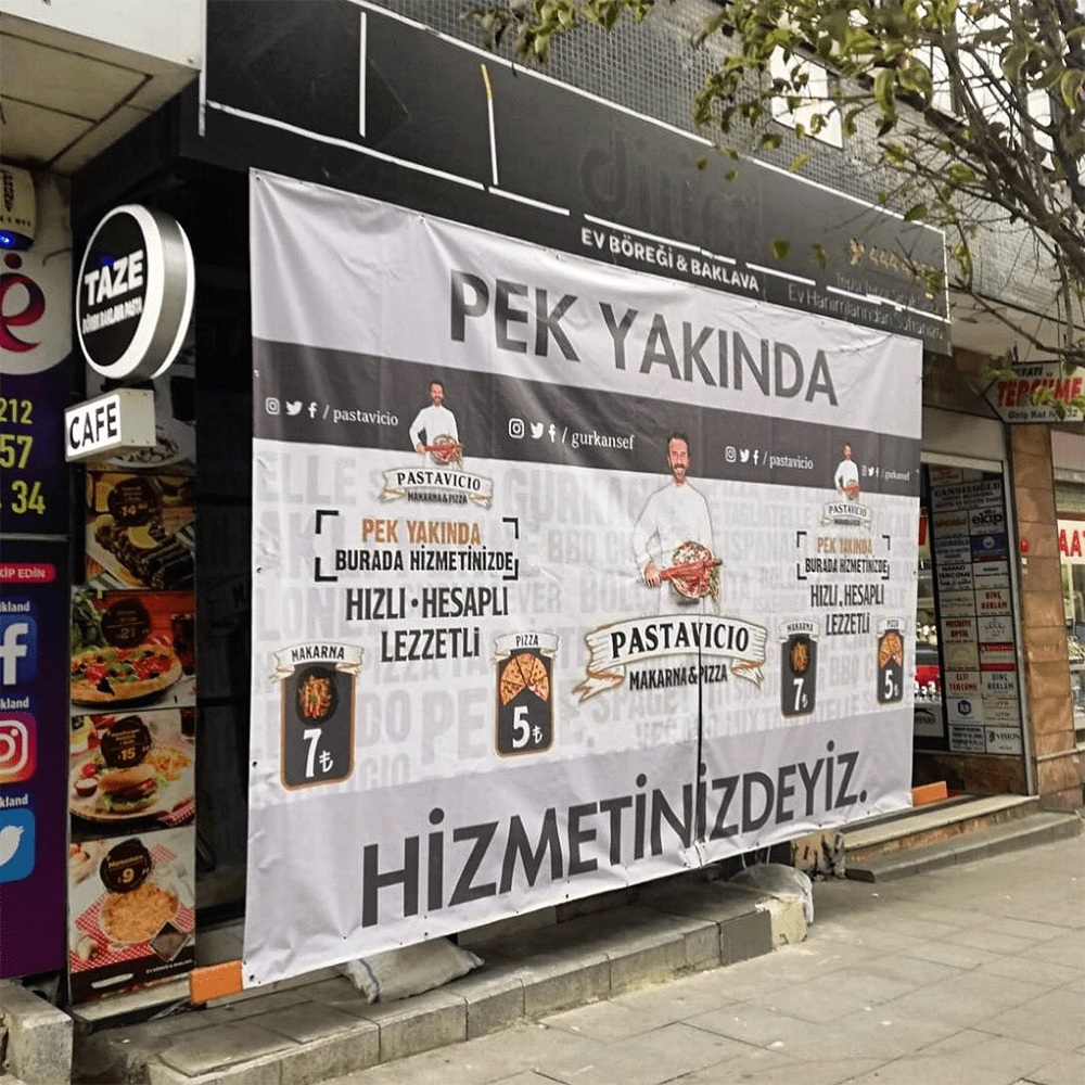 50x70 Afiş Branda
