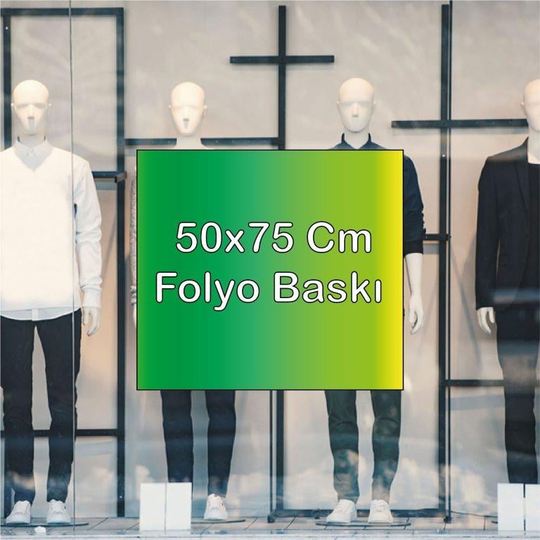 50x70 Cm Folyo Baskı