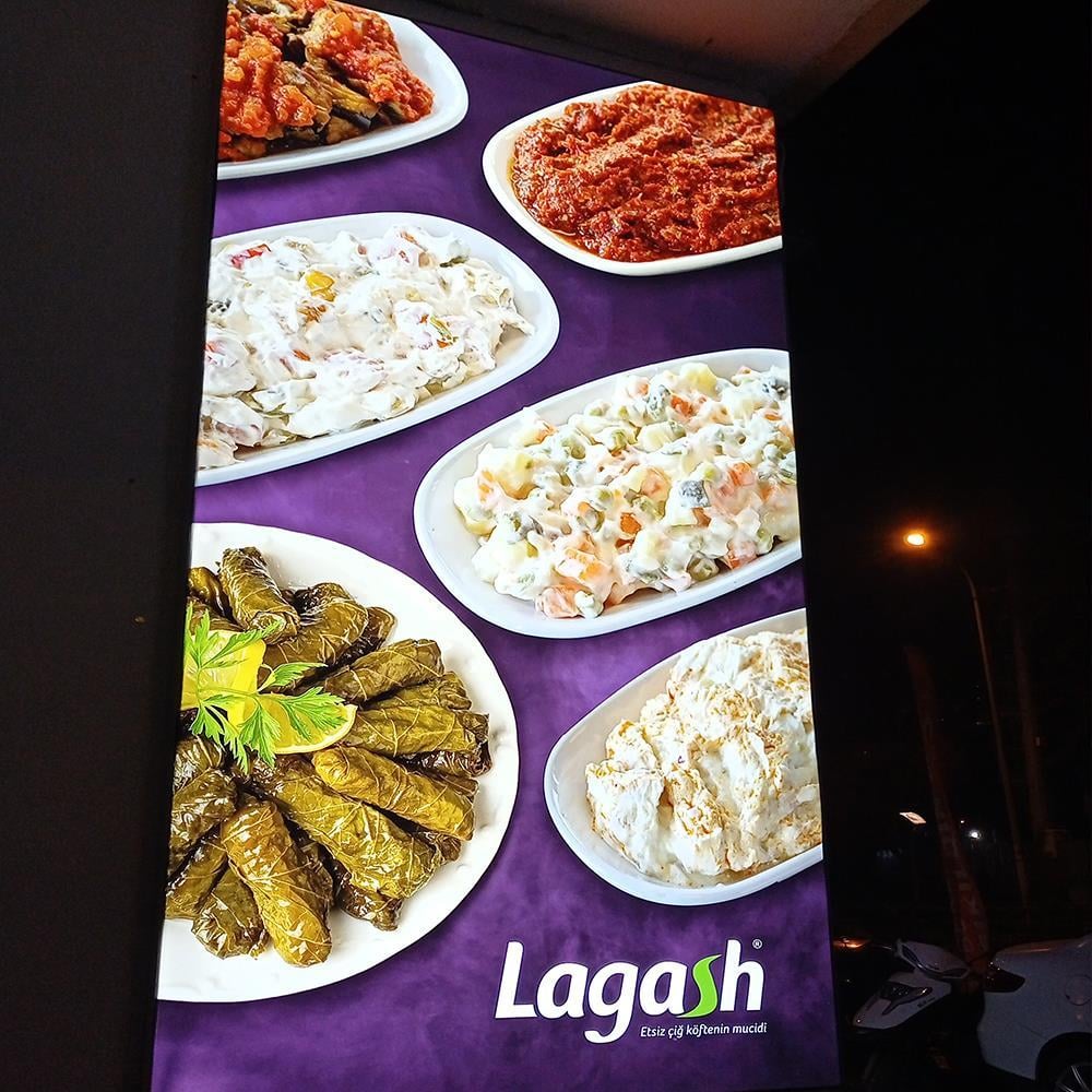 70×300 Cm Işıklı Menü Lightbox