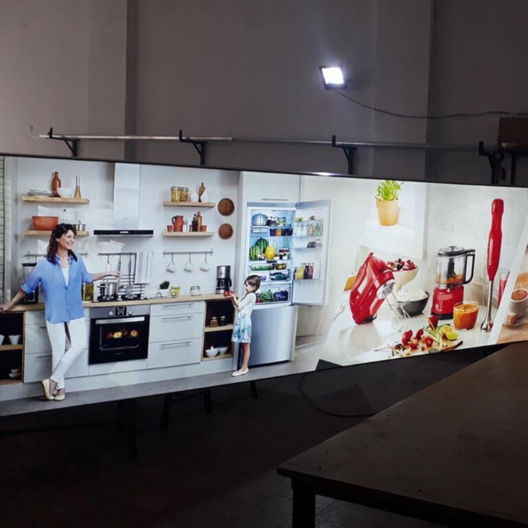 70×300 Cm Işıklı Menü Lightbox