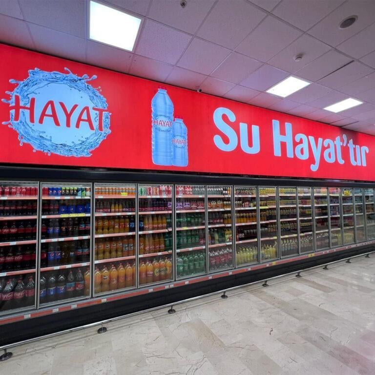 70×300 Cm Işıklı Menü Lightbox