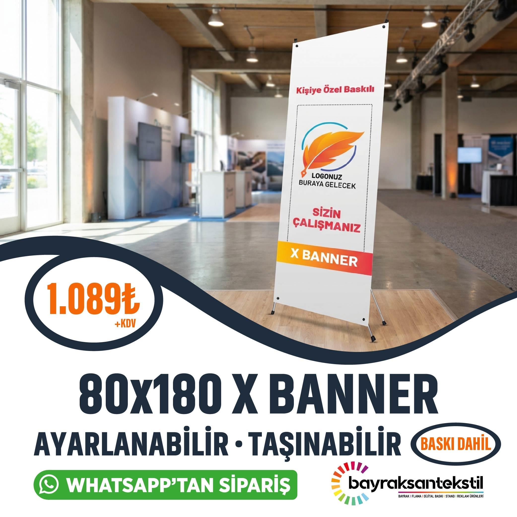 80x180 Cm X Banner Fiyatları ve Modelleri