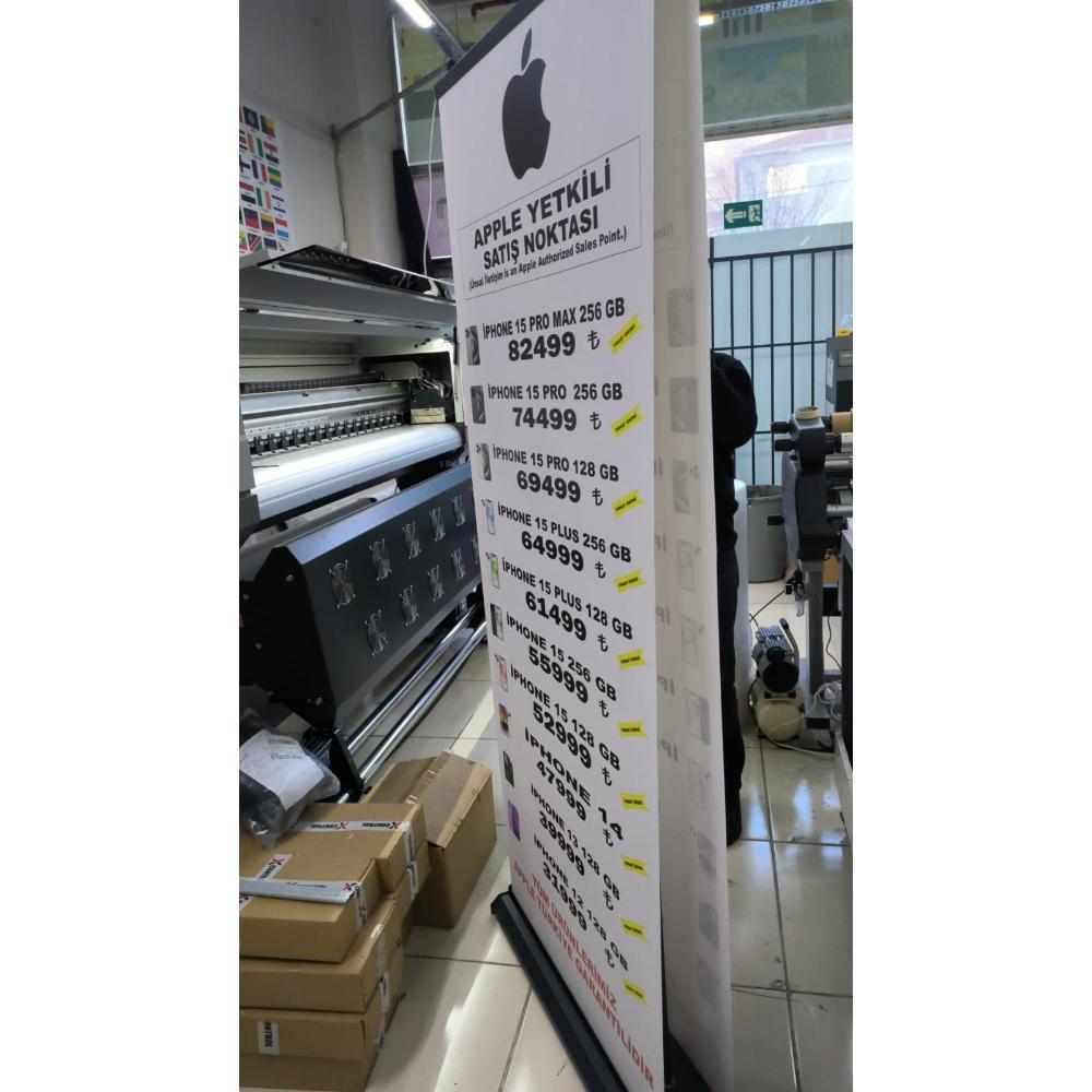 85×200 Cm Çift Taraflı Rollup Banner Pro Model