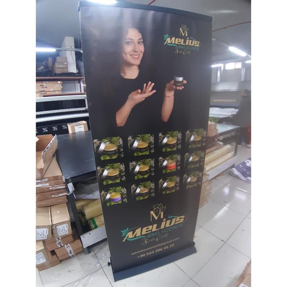 85×200 Cm Çift Taraflı Rollup Banner Pro Model