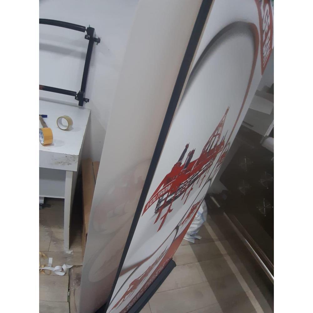 85×200 Cm Çift Taraflı Rollup Banner Pro Model