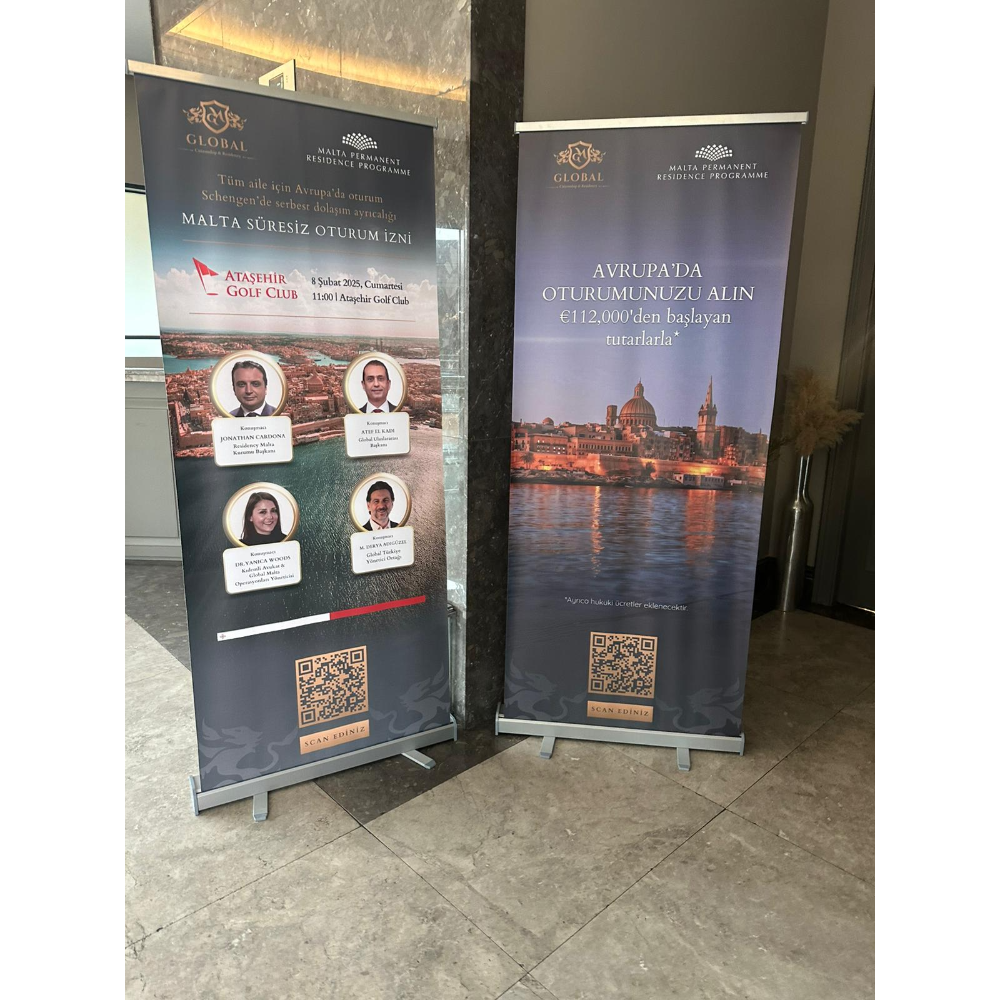 85×200 Cm Kaliteli Rollup Banner