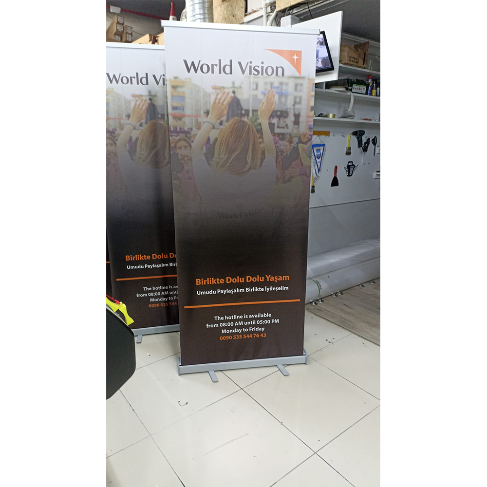 85×200 Cm Kaliteli Rollup Banner