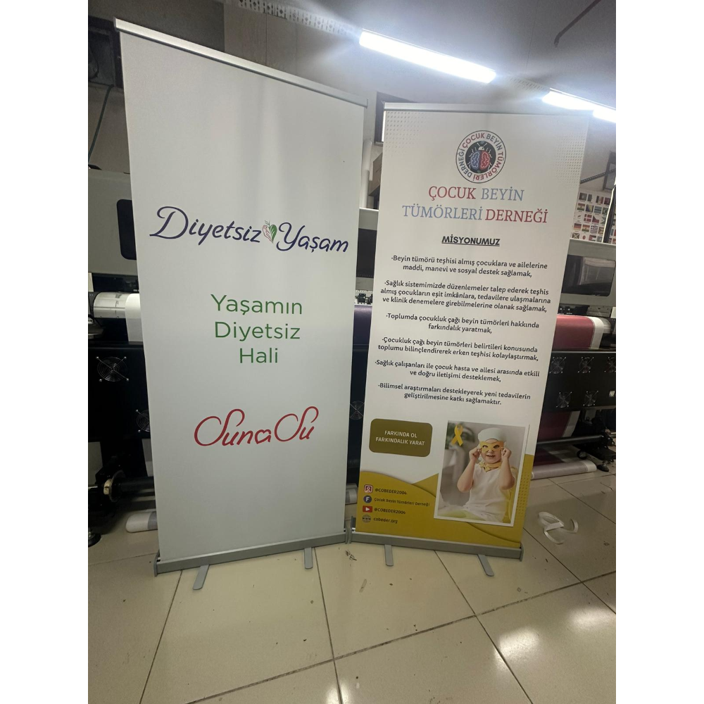 85×200 Cm Kaliteli Rollup Banner