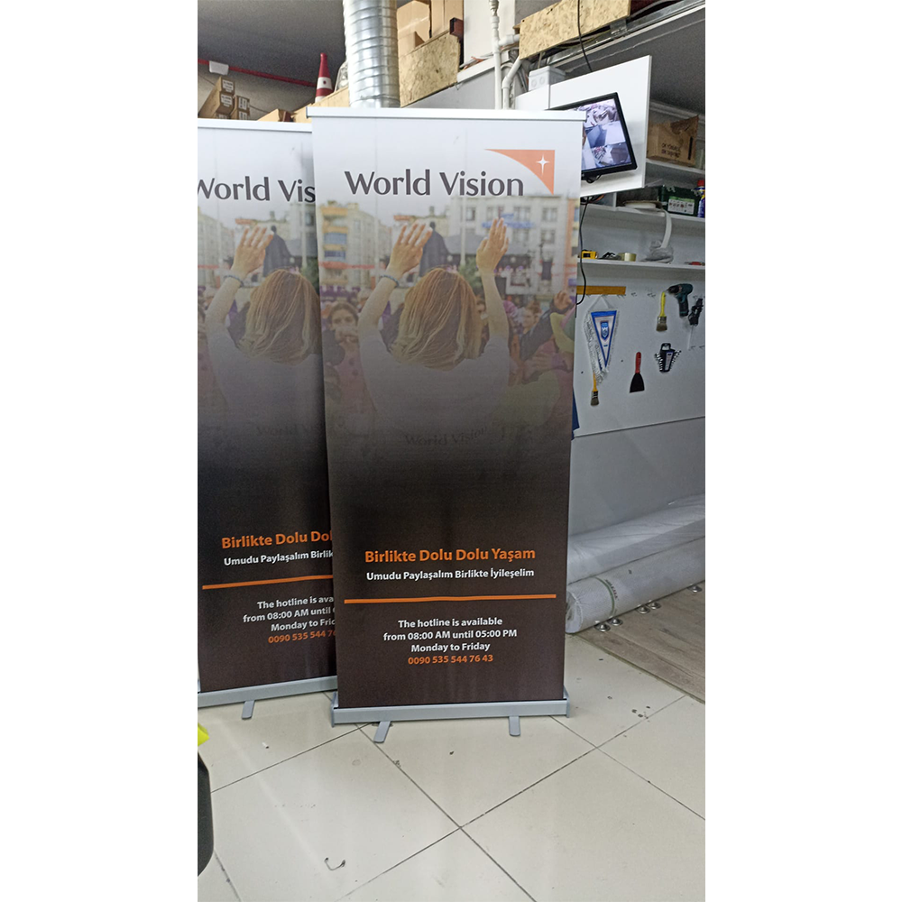 85×200 Cm Kaliteli Rollup Banner
