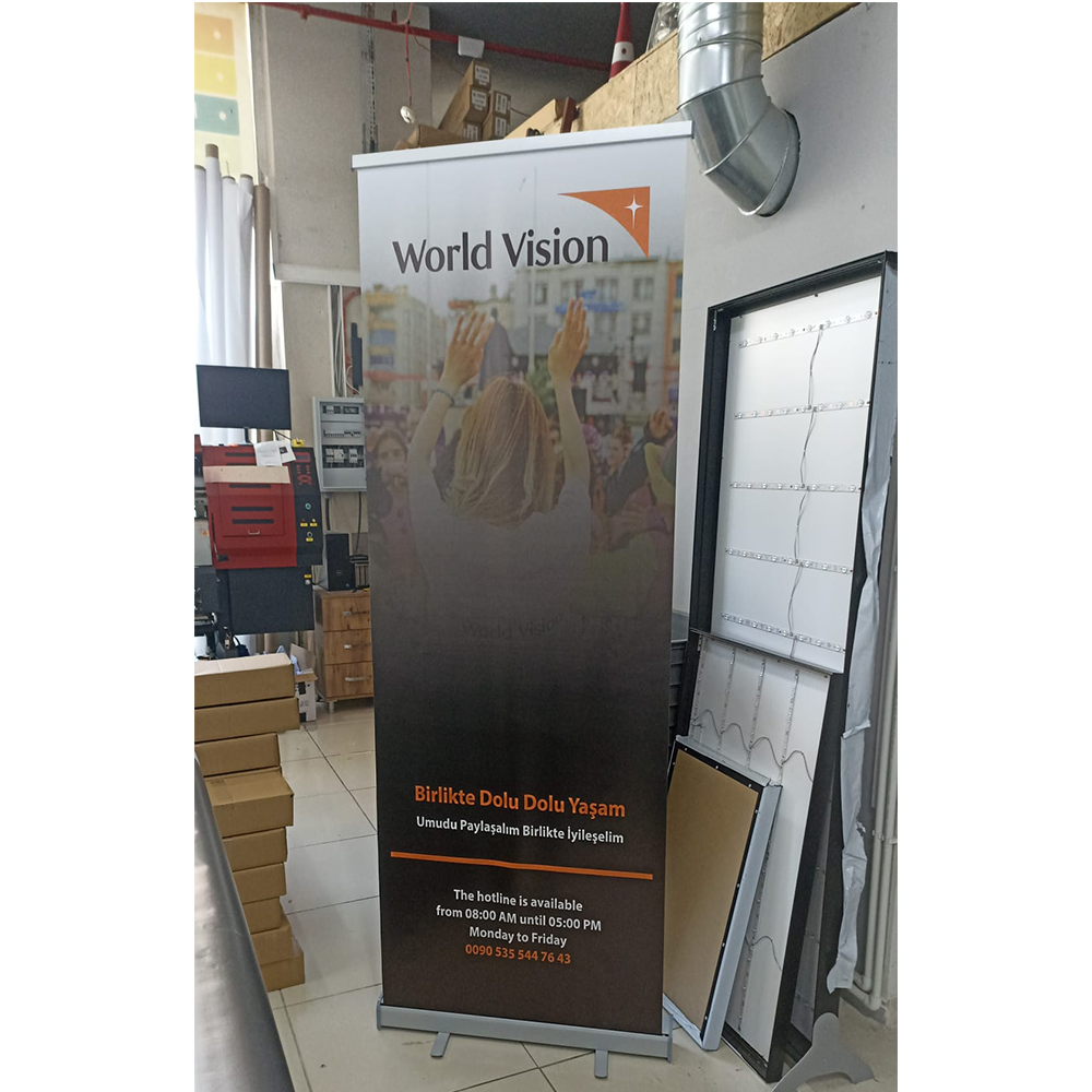 85×200 Cm Kaliteli Rollup Banner