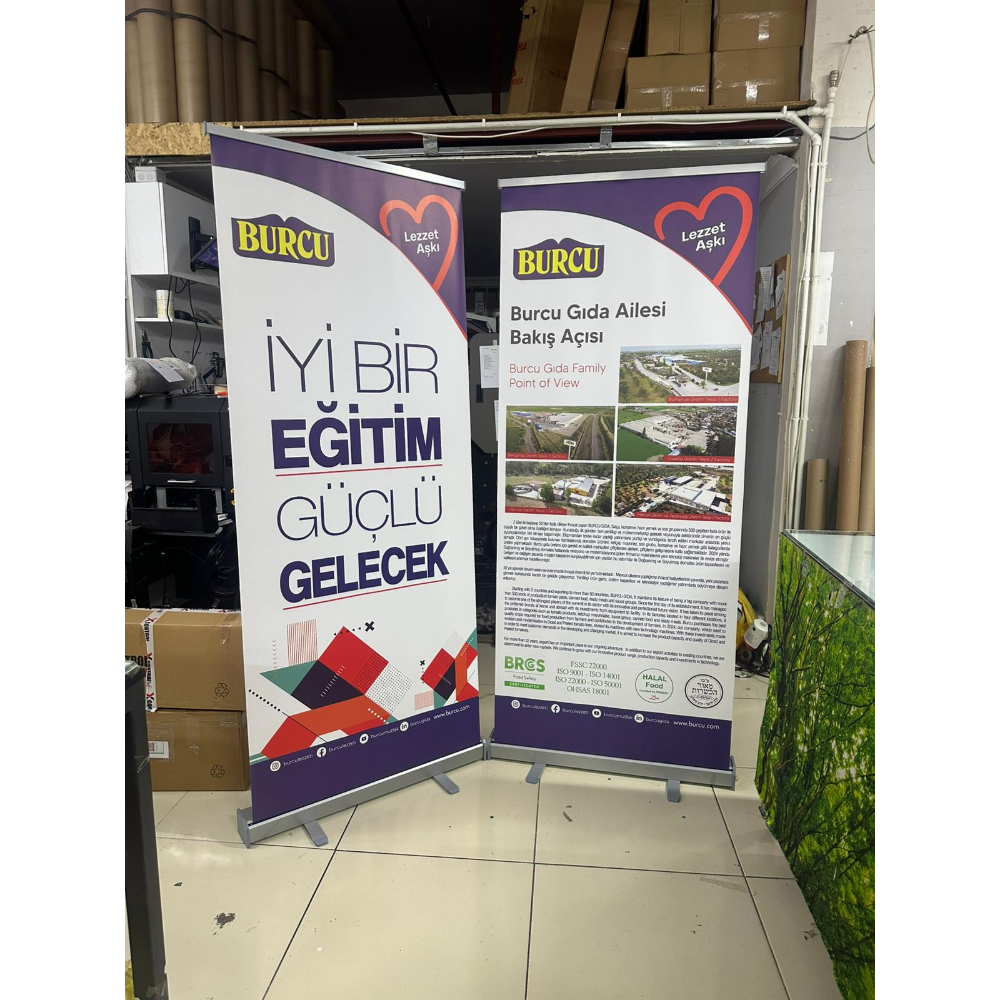 85×200 Cm Kaliteli Rollup Banner