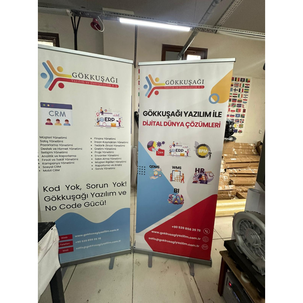 85×200 Cm Kaliteli Rollup Banner