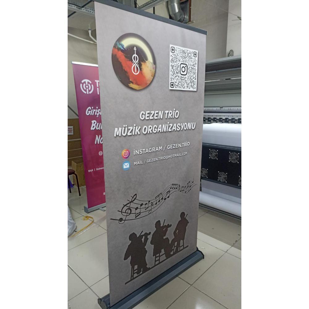 85×200 Cm Lüx Rollup Banner Pro Devrilmez Small Model