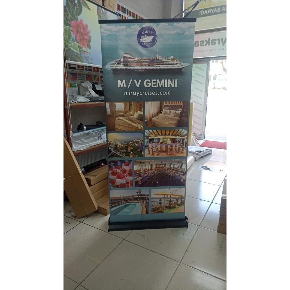 85×200 Cm Lüx Rollup Banner Pro Devrilmez Small Model