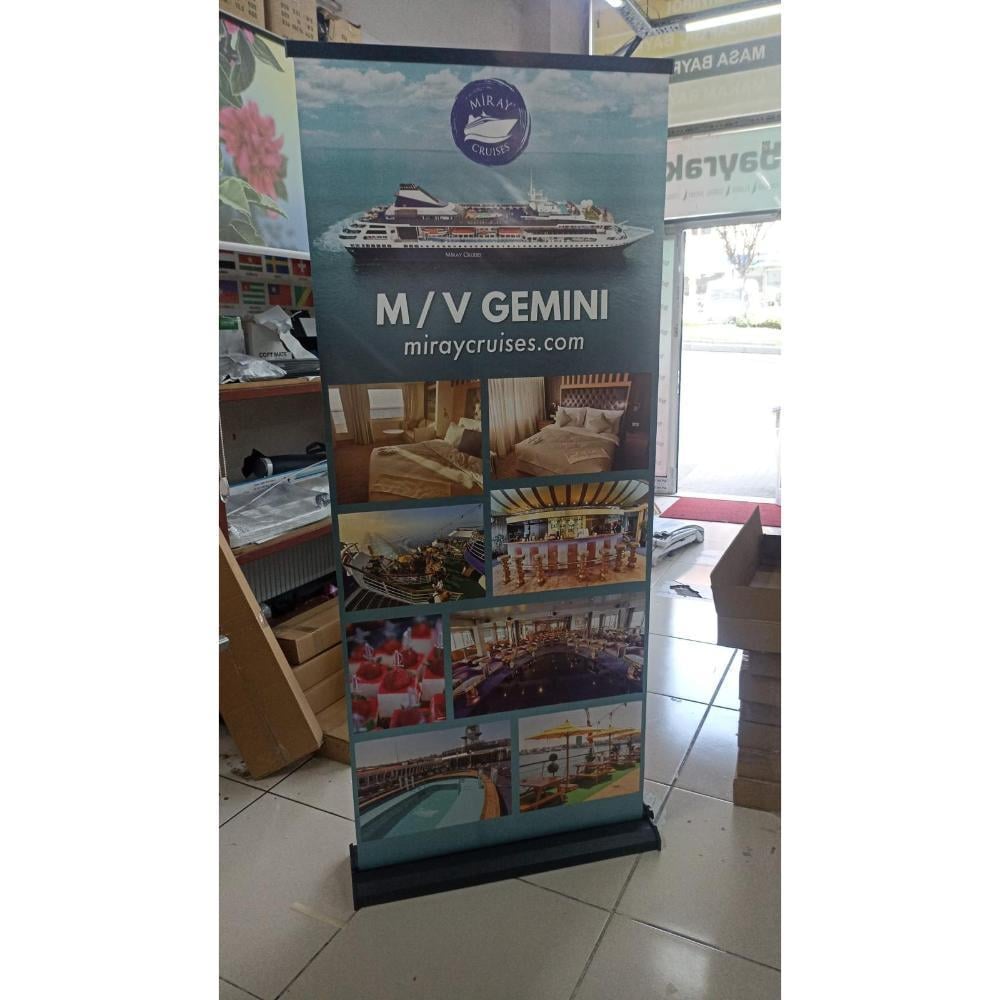 85×200 Cm Lüx Rollup Banner Pro Devrilmez Small Model