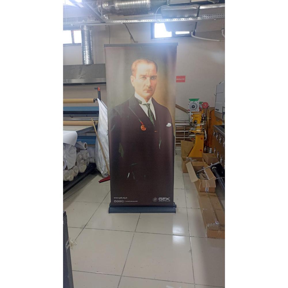85×200 Cm Lüx Rollup Banner Pro Devrilmez Small Model