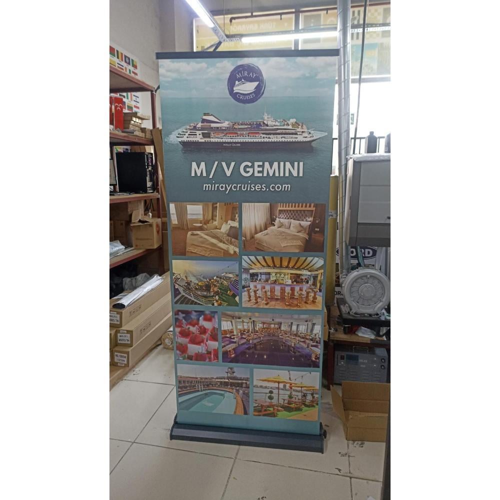 85×200 Cm Lüx Rollup Banner Pro Devrilmez Small Model