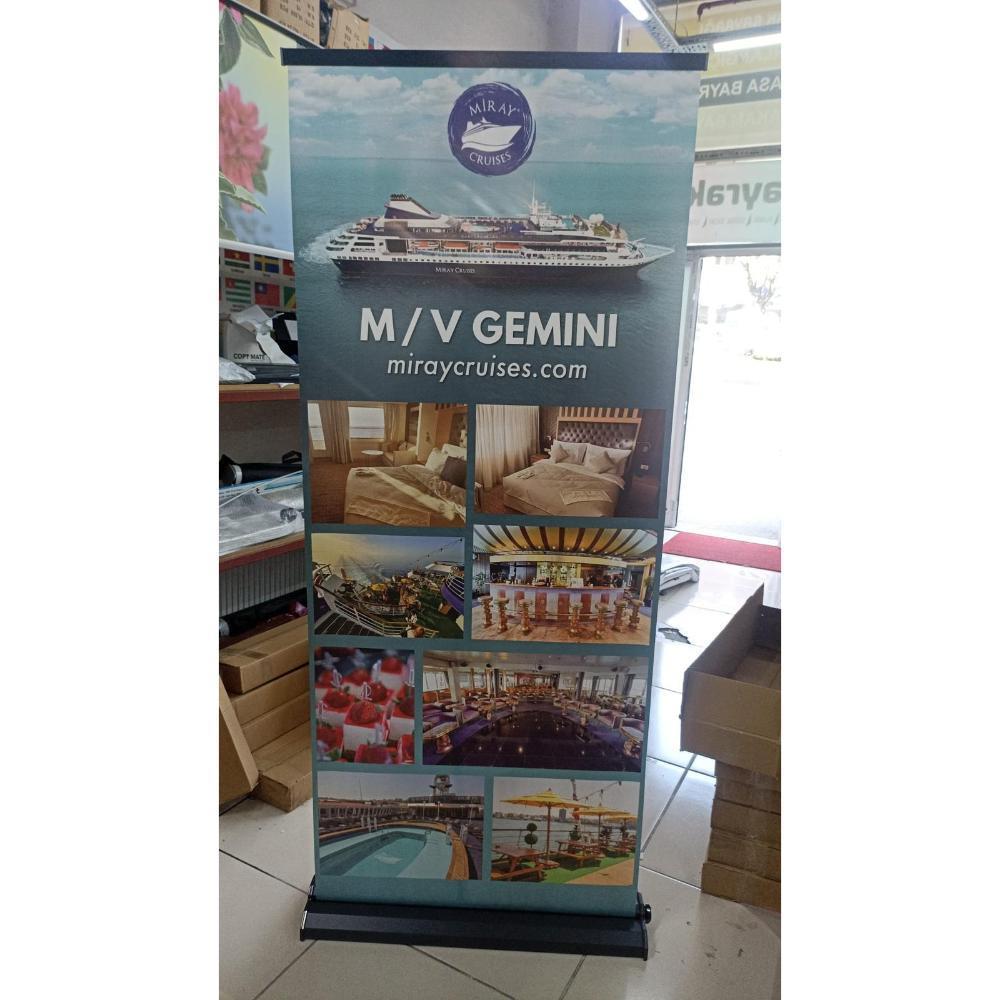 85×200 Cm Lüx Rollup Banner Pro Devrilmez Small Model