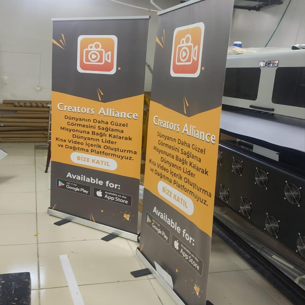 85×200 Cm Rollup Banner Standart Model