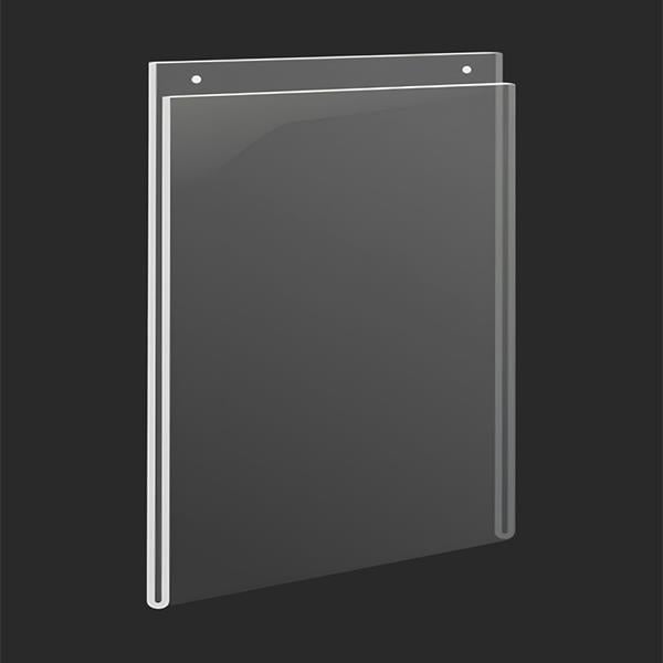 A4 Duvar U Tipi Pleksi Föylük Fiyatlık Evrak Rafı