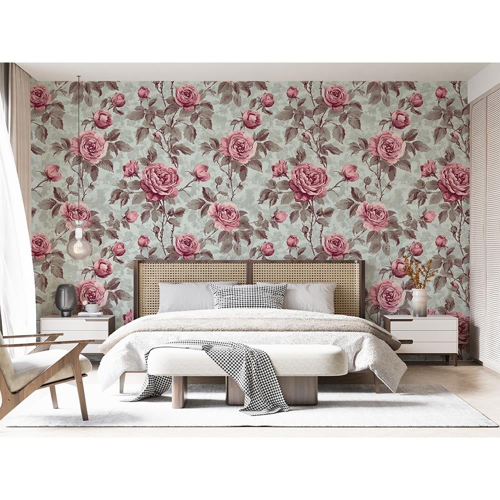 Antik Gül Bahçesi Duvar Kağıdı