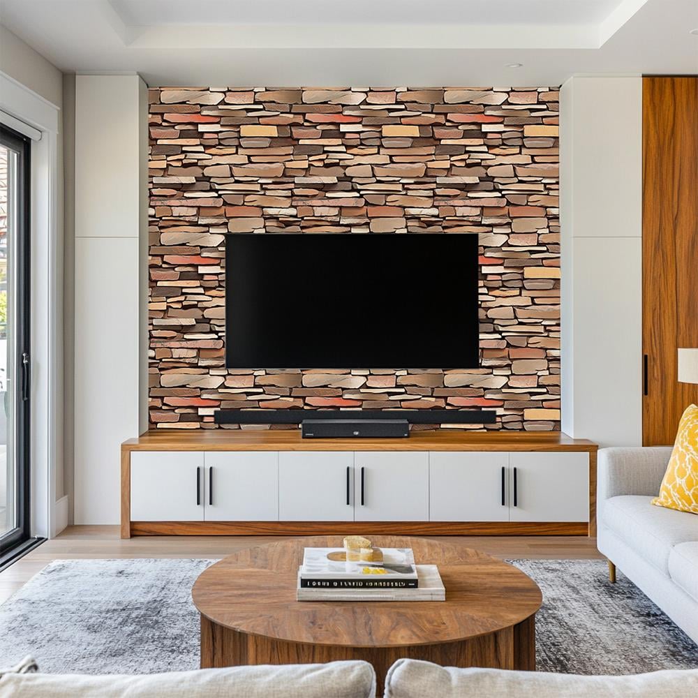 Bej Tonlu Kaya Taş Duvar Kağıdı