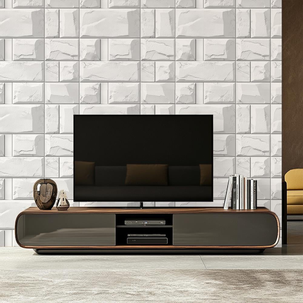 Beyaz Mermer Taş Duvar Kağıdı